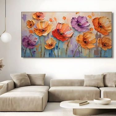 Quadro Stampa su Tela Giardino d'Estate - CupidoDesign