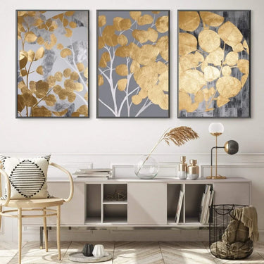 Quadro Stampa su Tela Giardino dorato - CupidoDesign