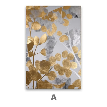 Quadro Stampa su Tela Giardino dorato - CupidoDesign