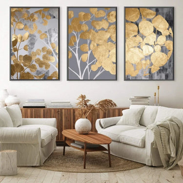 Quadro Stampa su Tela Giardino dorato - CupidoDesign