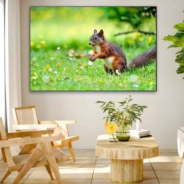 Quadro Stampa su Tela Giochi tra le Fronde - CupidoDesign