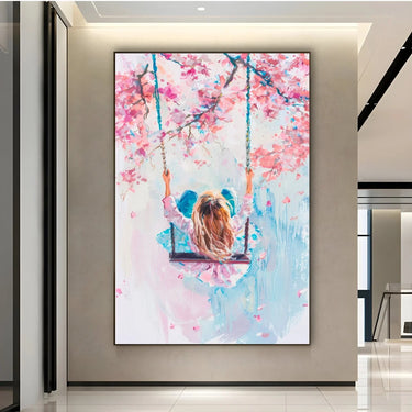 Quadro Stampa su Tela Giovane gioia - CupidoDesign
