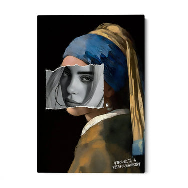 Quadro Stampa su Tela Girl With a Pearl Earring - CupidoDesign
