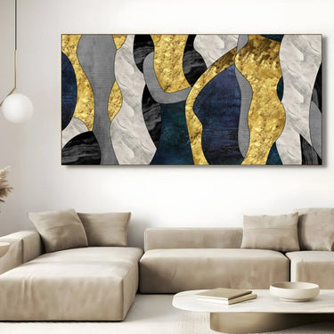 Quadro Stampa su Tela Gli Amanti Blu - CupidoDesign