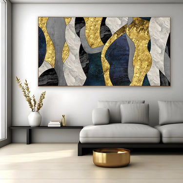 Quadro Stampa su Tela Gli Amanti Blu - CupidoDesign