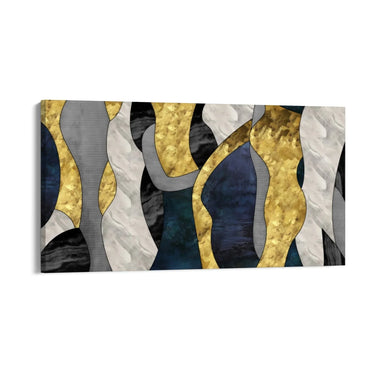 Quadro Stampa su Tela Gli Amanti Blu - CupidoDesign