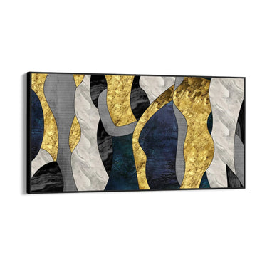 Quadro Stampa su Tela Gli Amanti Blu - CupidoDesign