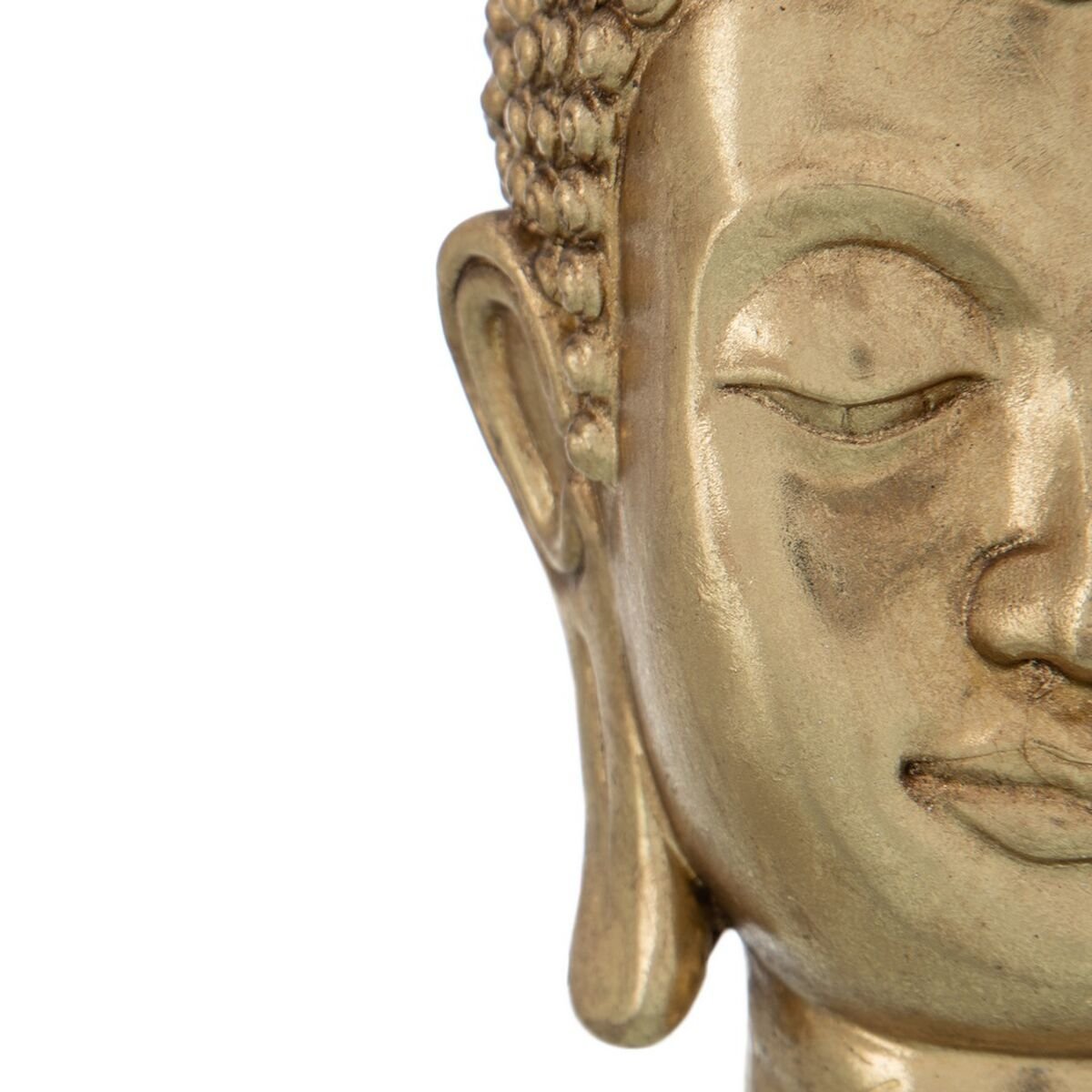 Guldhuvud Buddha 12,5 x 12,5 x 23 cm