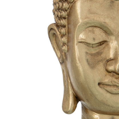 Buda cabeza dorada 12,5 x 12,5 x 23 cm