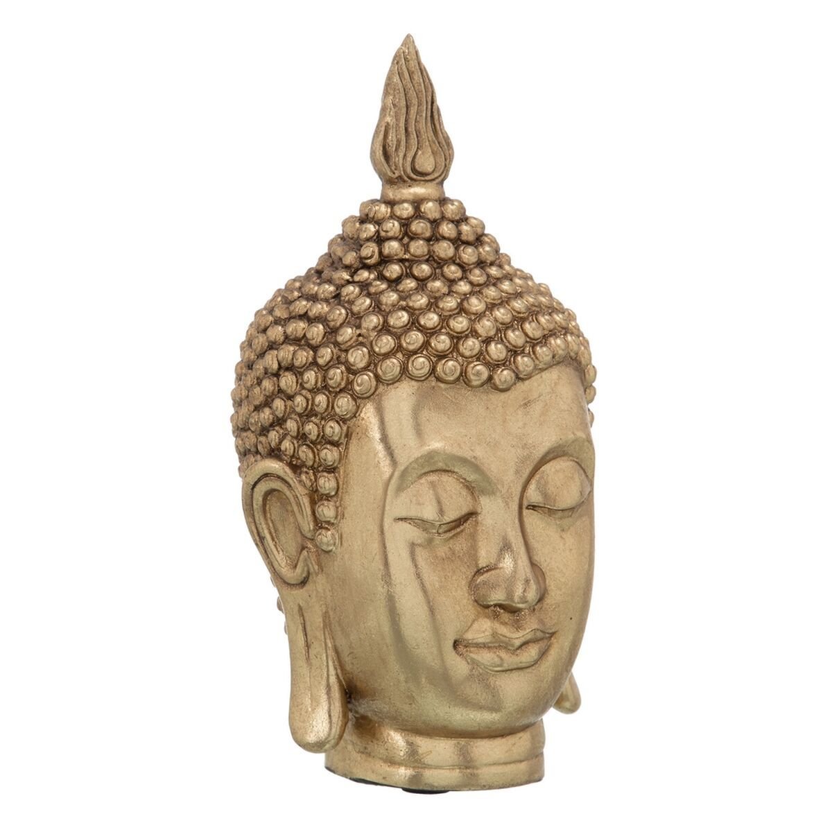 Bouddha tête dorée 12,5 x 12,5 x 23 cm