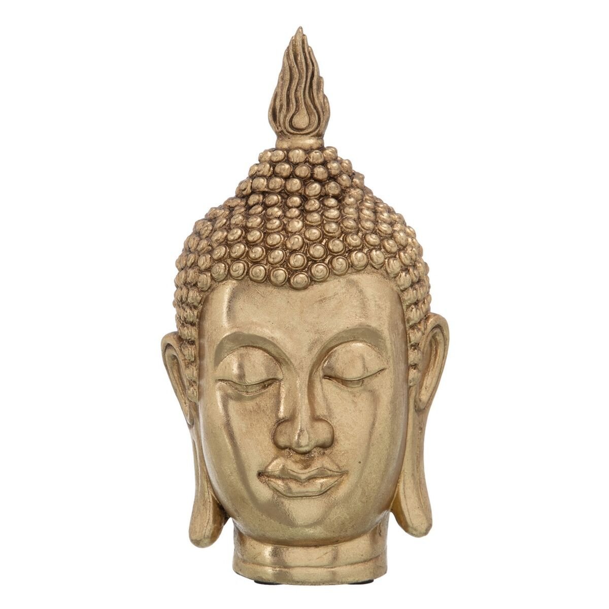 Gouden kop Boeddha 12,5 x 12,5 x 23 cm