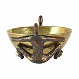 Golden bowl 23 x 20 x 12 cm