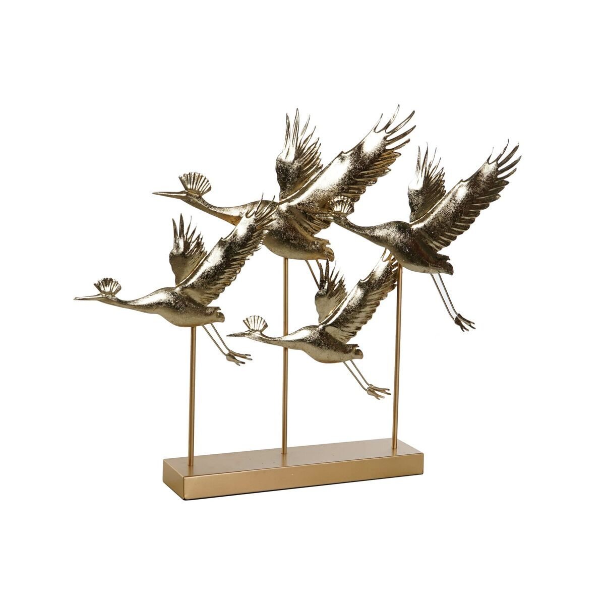 Golden Flying Birds 64 x 9 x 51 cm