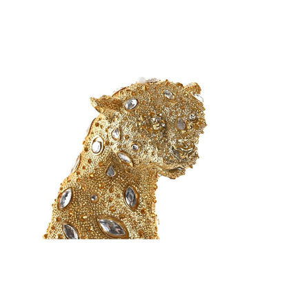 Λεοπάρδαλη χρυσό πετράδι 23,5 x 15 x 37 εκ