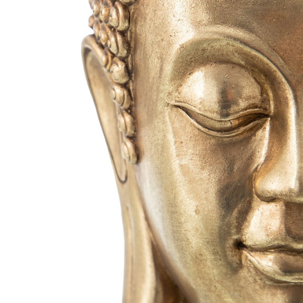 Gouden Hoofd Glimlach Boeddha 20 x 20 x 30 cm
