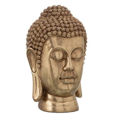 Bouddha Sourire Tête Dorée 20 x 20 x 30 cm