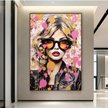 Quadro Stampa su Tela Graffiti alla Moda - CupidoDesign
