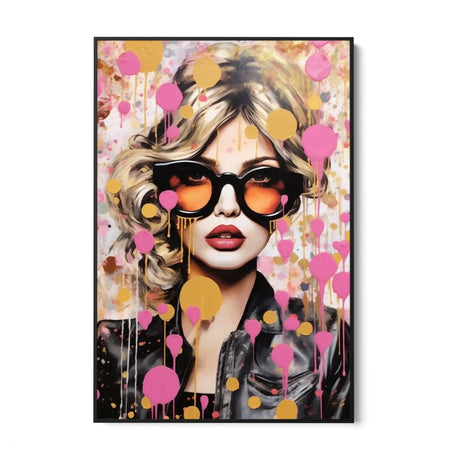 Quadro Stampa su Tela Graffiti alla Moda - CupidoDesign