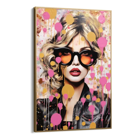 Quadro Stampa su Tela Graffiti alla Moda - CupidoDesign