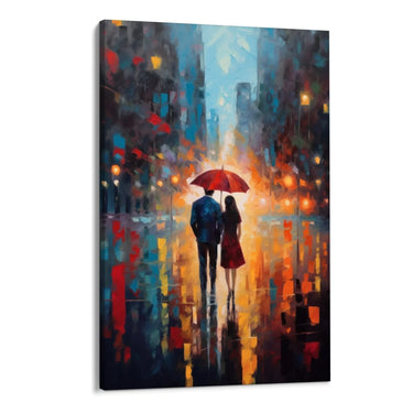 Quadro Stampa su Tela I colori dell'amore - CupidoDesign