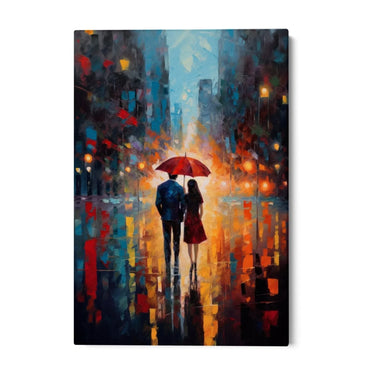 Quadro Stampa su Tela I colori dell'amore - CupidoDesign