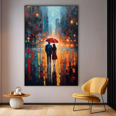 Quadro Stampa su Tela I colori dell'amore - CupidoDesign