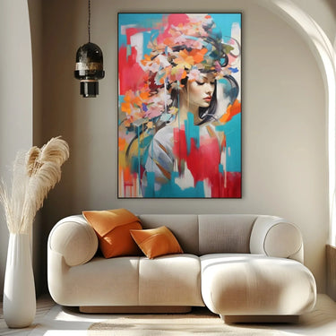 Quadro Stampa su Tela I colori dell'oriente - CupidoDesign