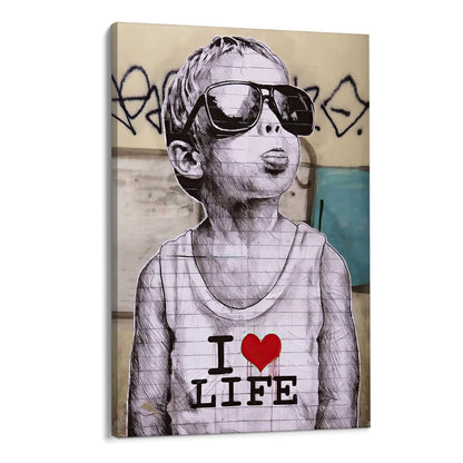 Jeg elsker livet, Banksy