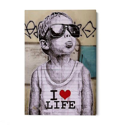Ik hou van het leven, Banksy