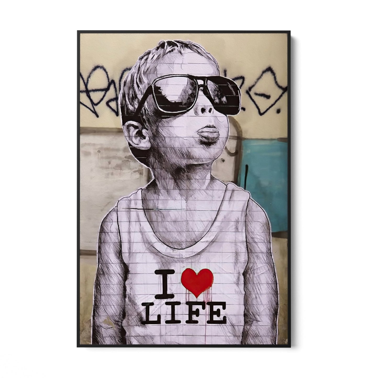 J'aime la vie, Banksy
