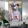 I love life, Banksy - CupidoDesign