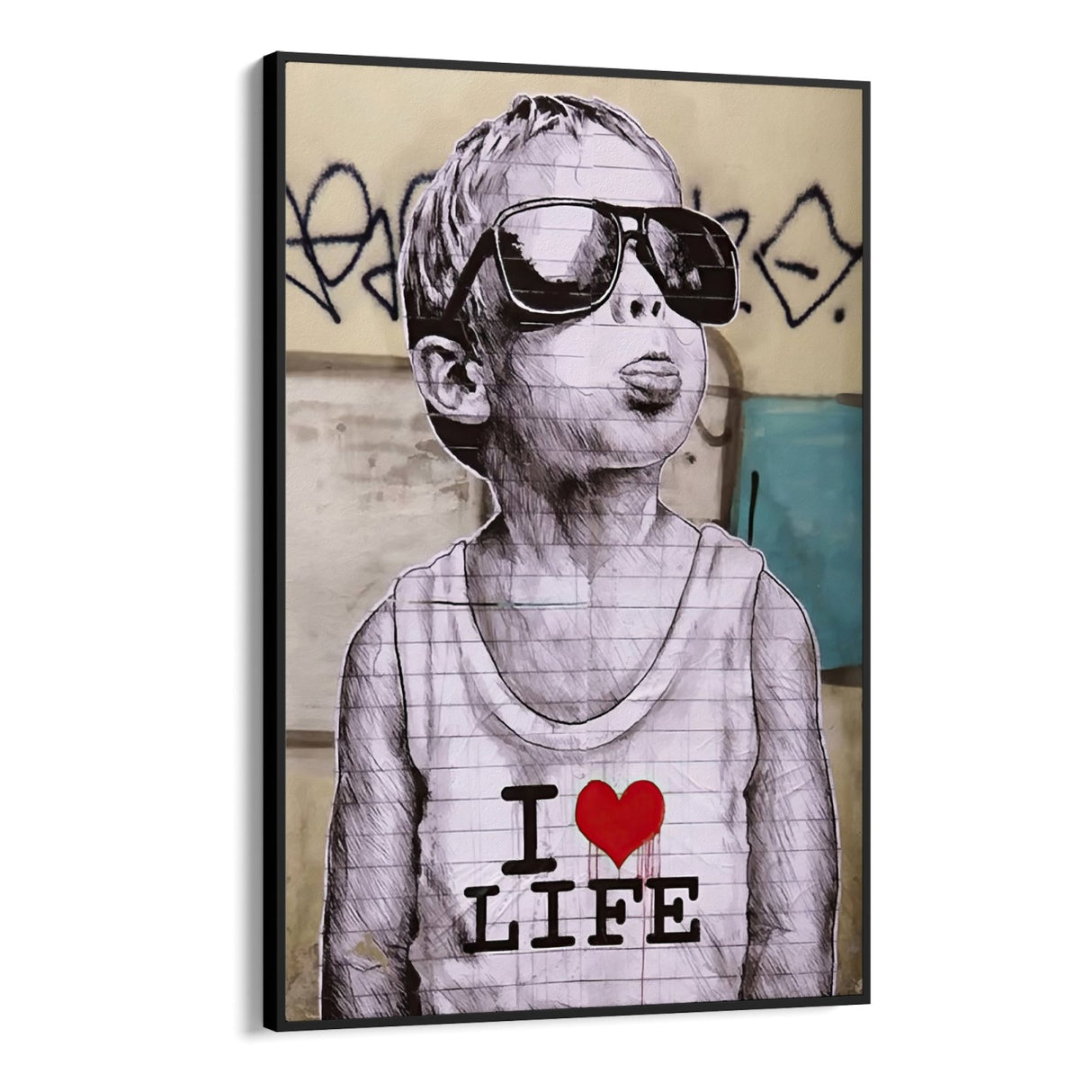 I love life, Banksy - CupidoDesign