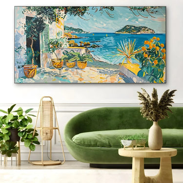 Quadro Stampa su Tela Sognante Ibiza, Spagna - CupidoDesign