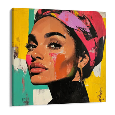 Quadro Stampa su Tela Il bacio dello sguardo - CupidoDesign