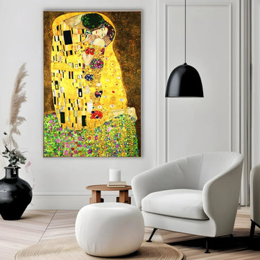 Quadro Stampa su Tela Il Bacio di Klimt - CupidoDesign
