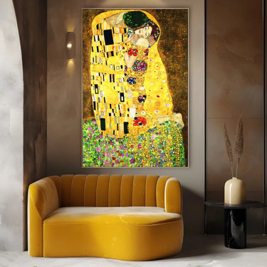 Quadro Stampa su Tela Il Bacio di Klimt - CupidoDesign