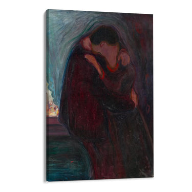 Quadro Stampa su Tela Il bacio, Edvard Munch - CupidoDesign