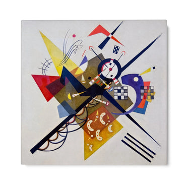 Quadro Stampa su Tela Il bianco, Wassily Kandinsky - CupidoDesign