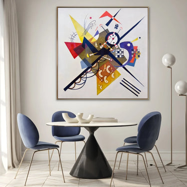 Quadro Stampa su Tela Il bianco, Wassily Kandinsky - CupidoDesign