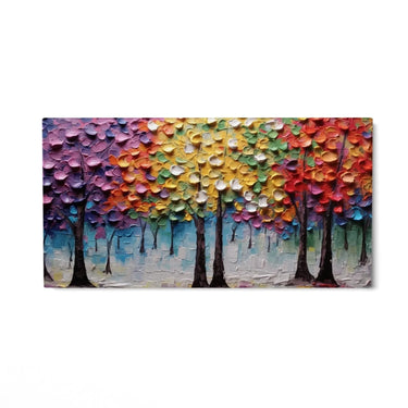 Quadro Stampa su Tela Il bosco colorato - CupidoDesign