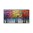 Quadro Stampa su Tela Il bosco colorato - CupidoDesign