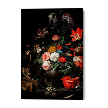 Quadro Stampa su Tela Il bouquet rovesciato, Abraham Mignon - CupidoDesign