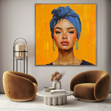 Quadro Stampa su Tela Il canto degli occhi - CupidoDesign