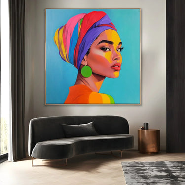 Quadro Stampa su Tela Il colore dell’anima - CupidoDesign