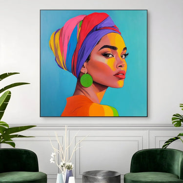 Quadro Stampa su Tela Il colore dell’anima - CupidoDesign