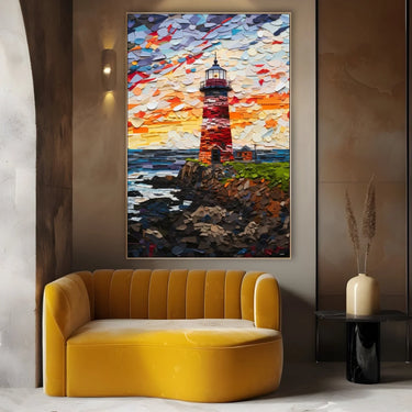 Quadro Stampa su Tela Il Faro - CupidoDesign