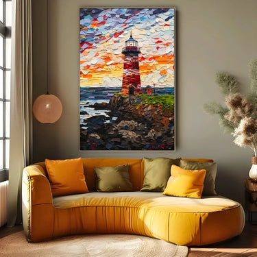 Quadro Stampa su Tela Il Faro - CupidoDesign