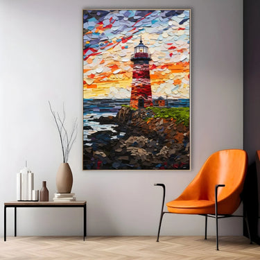 Quadro Stampa su Tela Il Faro - CupidoDesign