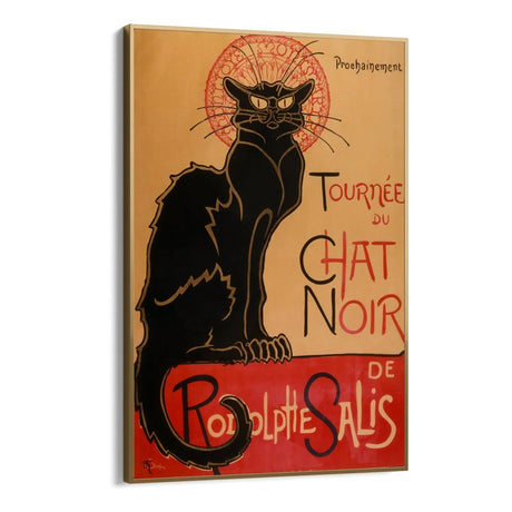 Quadro Stampa su Tela Il Gatto Nero, Théophile Alexandre Steinlen - CupidoDesign