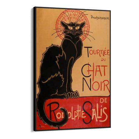 Quadro Stampa su Tela Il Gatto Nero, Théophile Alexandre Steinlen - CupidoDesign